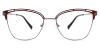 Cateye Monalisa-Red Glasses