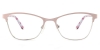Rectangle Jake-Pink Glasses