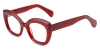 Cateye Fechan-Red Glasses