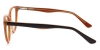 Oval Beau - Brown Glasses