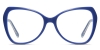 Oval Goonan-Blue Glasses