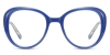Oval Enwright-Blue Glasses