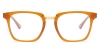 Square Magnus-Orange Glasses