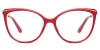 Oval Remy-Red Glasses