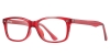 Square Wiggins-Red Glasses