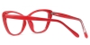 Square Bruce-Red Glasses