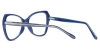 Oval Goonan-Blue Glasses