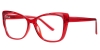 Square Behanna-Red Glasses