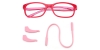 Rectangle Jaser-Red Glasses 