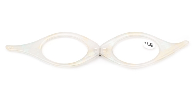 Vkyee prescription cat-eye unisex eyeglasses in mixed material, color clear