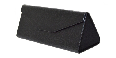 Vkyee prescription rectangle unisex sunglasses pouch bag, front color black