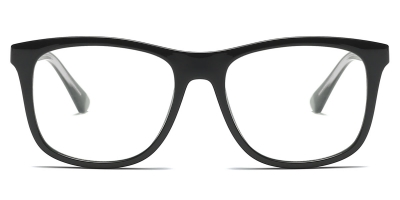 Vkyee prescription glasses unisex square tr90,side color black