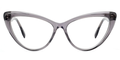 Vkyee prescription cat-eye women eyeglasses in acetate material, front color purple.
