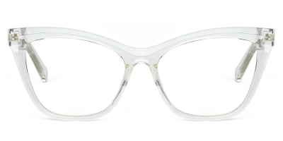 Vkyee prescription glasses female square tr90,front color 
clear
