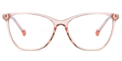 Vkyee prescription eyewear female oval tr90,front color pink
