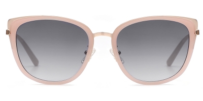 Vkyee sunglasses eyewear unisex square combination metal frame,front color pink