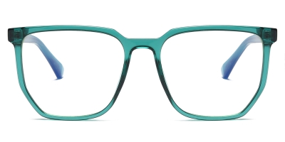Vkyee prescription eyewear unisex square tr90,front color green