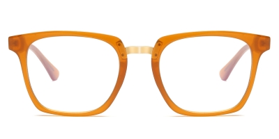 Vkyee prescription eyewear female square tr90,front color orange