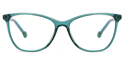Vkyee prescription eyewear female oval tr90,front color green