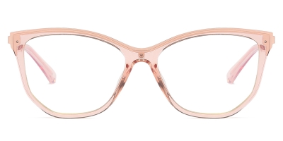 Vkyee prescription eyewear female geometric tr90,front color pink
