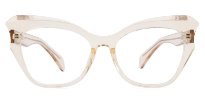 Vkyee prescription optical eyeglasses women cateyeTR90 frame,front color orange
