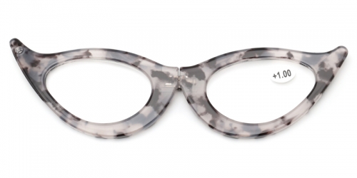Vkyee prescription cat-eye unisex eyeglasses in mixed material, color tortoise