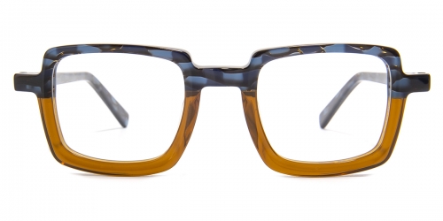 Square  Zara-stripe/orange Glasses