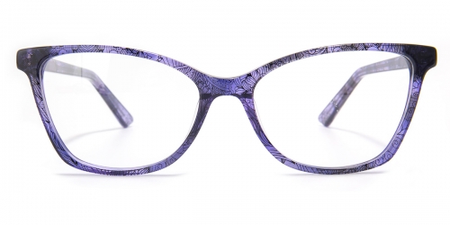 Cateye Zoya-purple Glasses