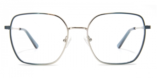 Geometric Lionel-navy/silver Glasses