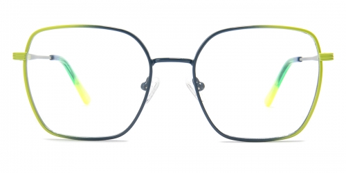 Geometric Lionel-green/navy Glasses