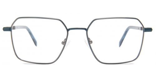 Geometric Nino-black/blue Glasses
