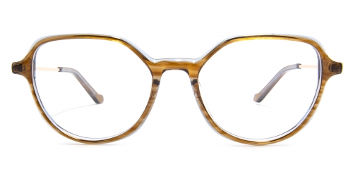 Geometric Cait-yellow Glasses