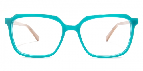 Square Raulo-green Glasses
