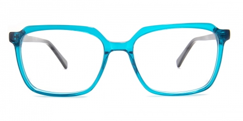Square Raulo-blue Glasses