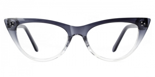 Vkyee prescription optical eyeglasses women cateyeTR90 frame,front color navy
