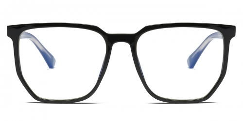 
Vkyee prescription eyewear unisex square tr90,front color black
