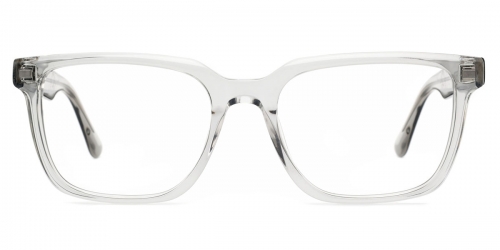 Vkyee prescription unisex eyeglasses in rectangle shape made by mixed material, front color clear