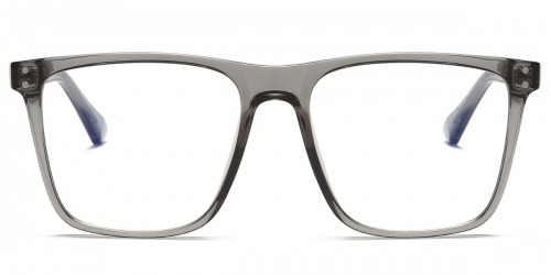 Vkyee prescription glasses male square tr90,side color grey
