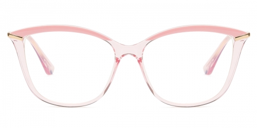 Vkyee prescription eyewear female oval tr90,front color pink