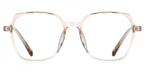 Vkyee prescription eyewear female square tr90,front color pink
