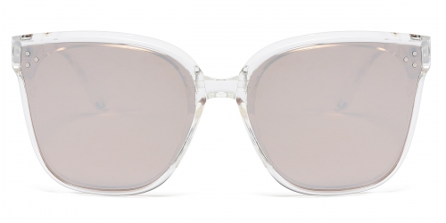 Vkyee prescription square unisex sunglasses in TR90 materials, front color clear