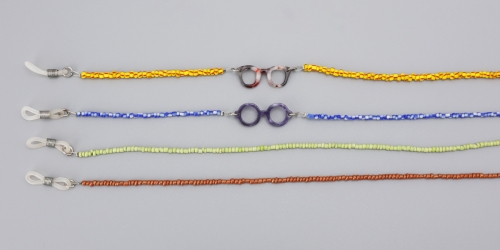 Vkyee Optical frame chains, yellow, blue, green and brown